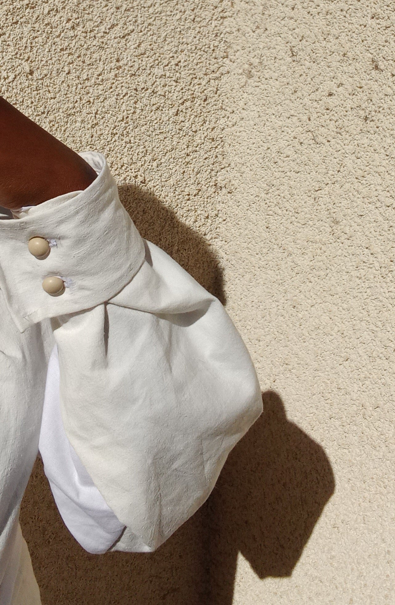 Chemisier écru - location 1 semaine