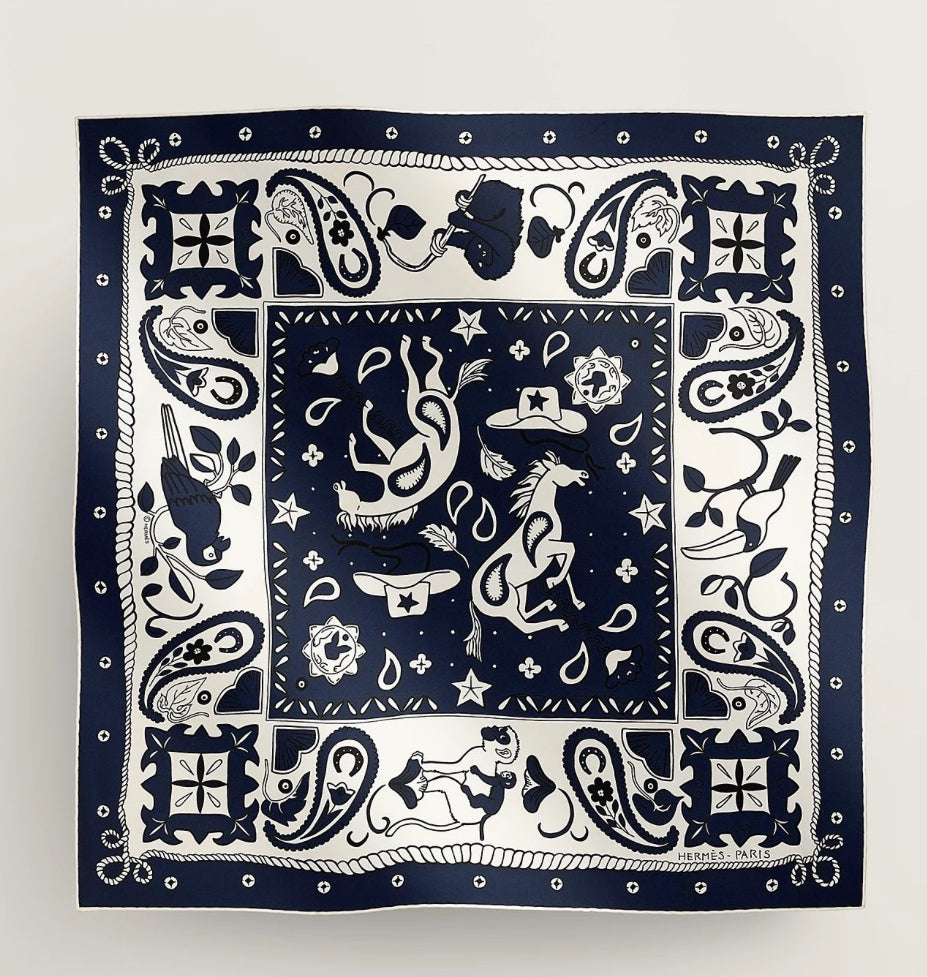 Bandana Hermès 55 Animaux - location 1 semaine